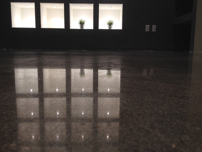 Palo Alto polished concrete floors